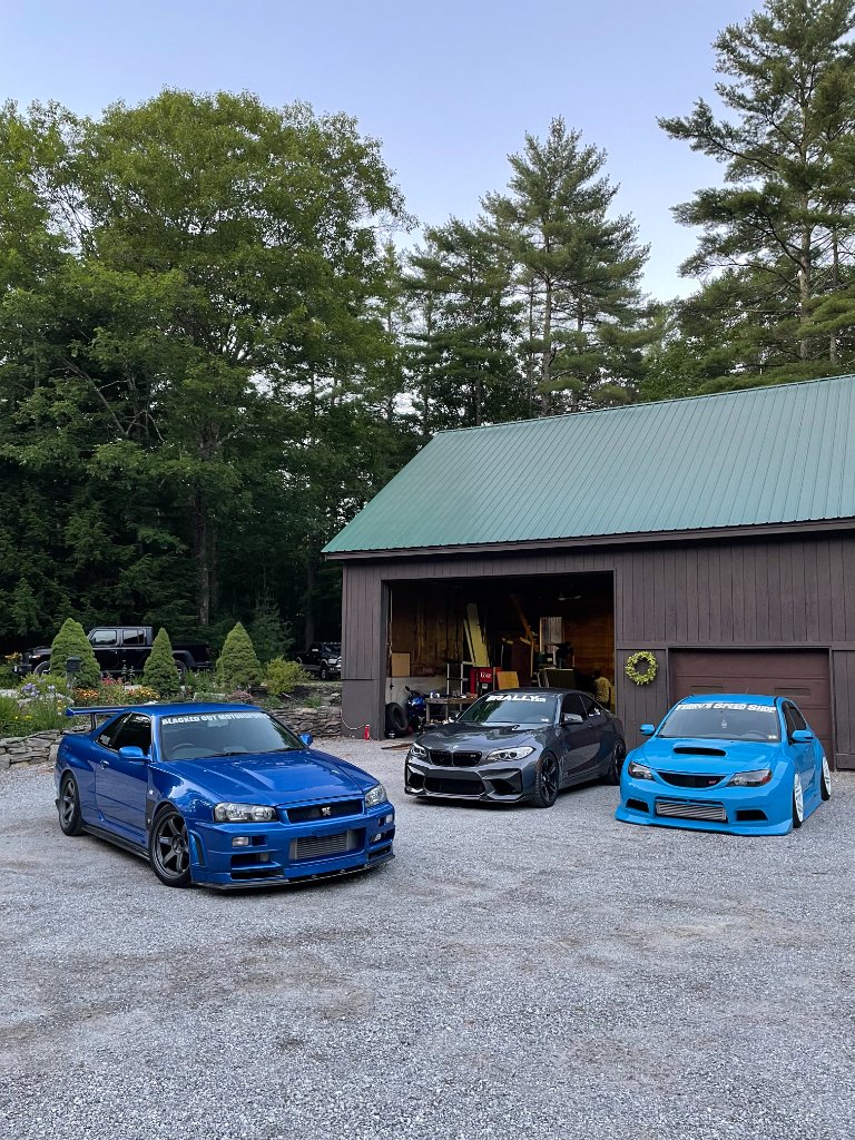 R34, BMW M2 & STI