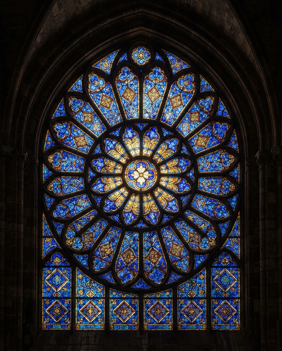 Decorative artwork inspired by Ethiopian Christian tradition