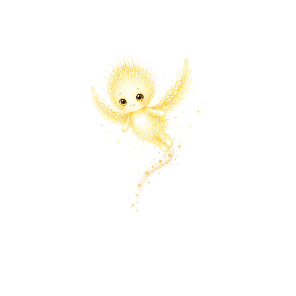 Lumi welcoming you to her collection of stories