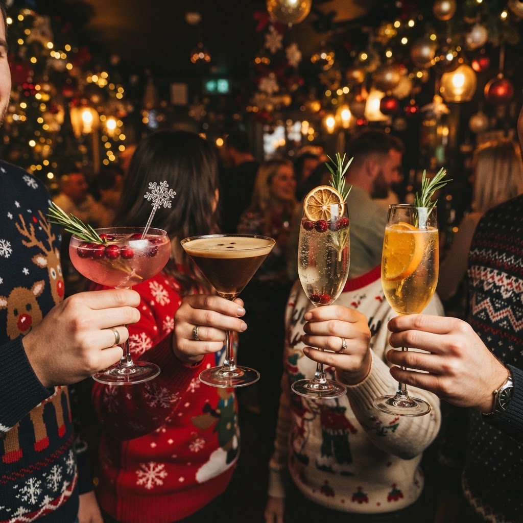 Festive cocktails and sharing plates at The Elephant Underground