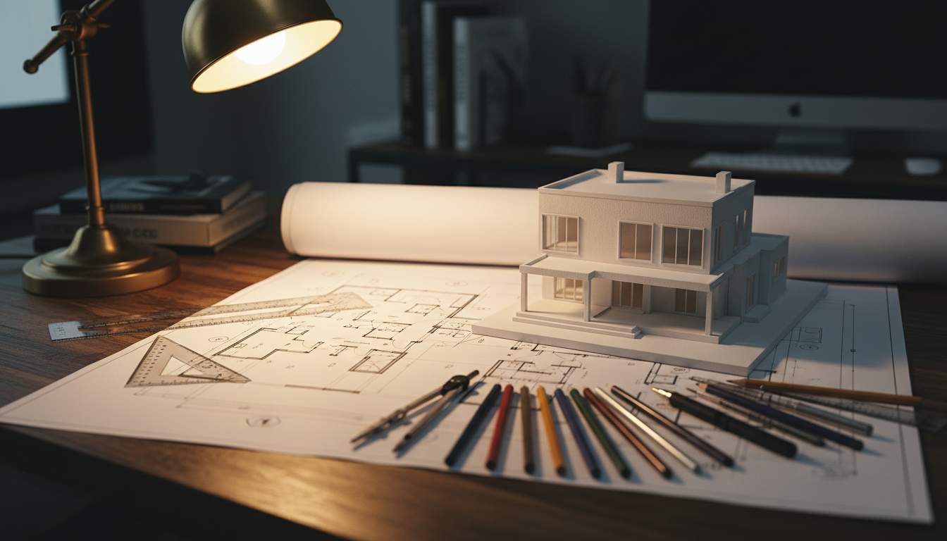 Architectural plans and home design process