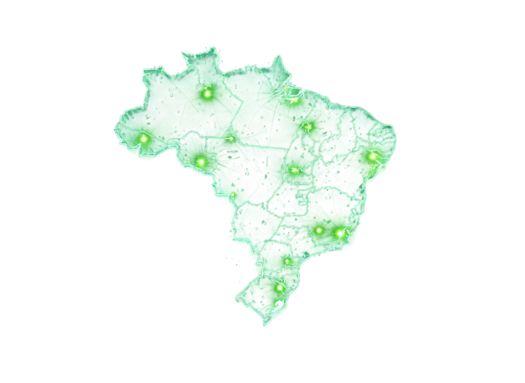 Mapa de cobertura nacional