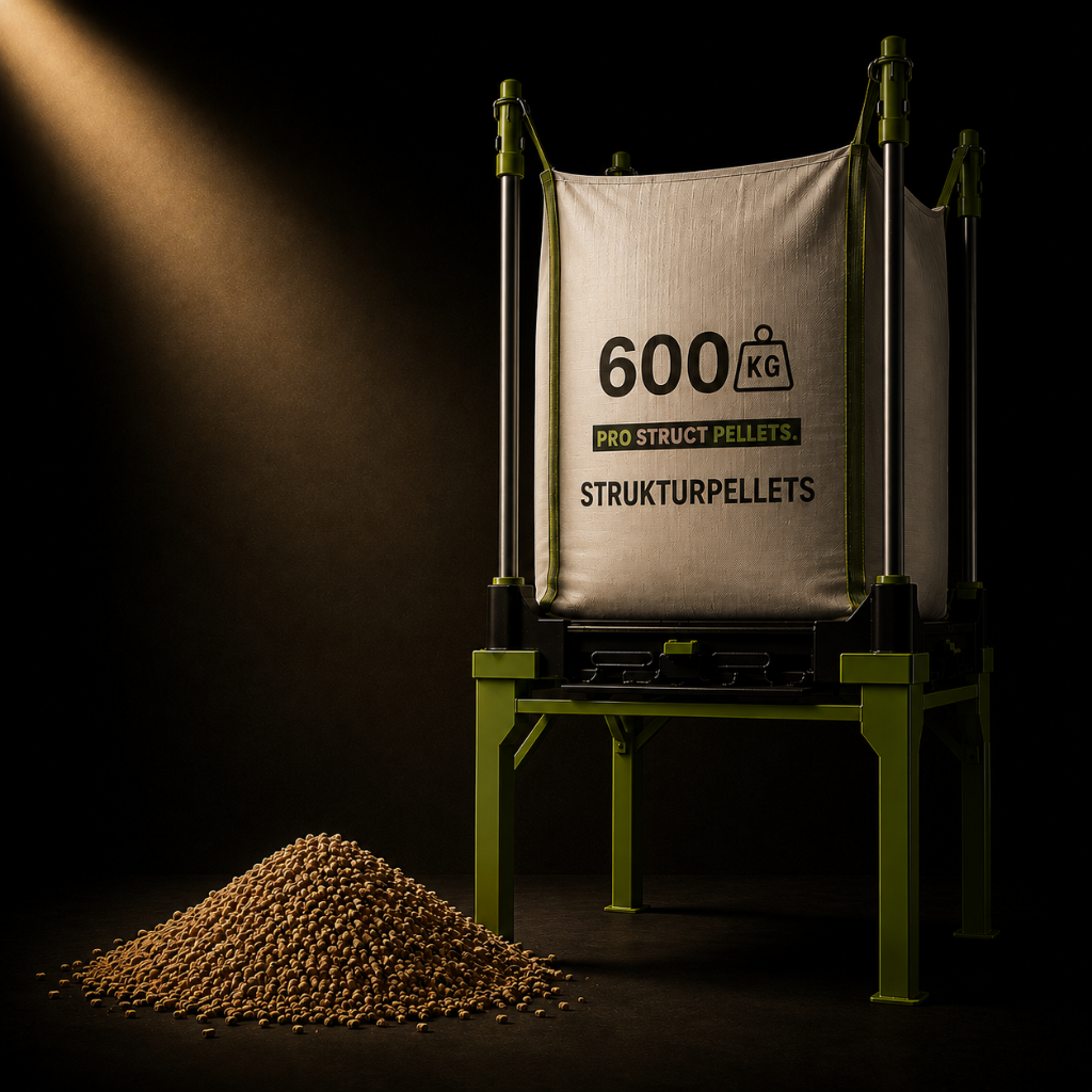 Strukturpellets 600 kg im Big Bag Wechselsystem