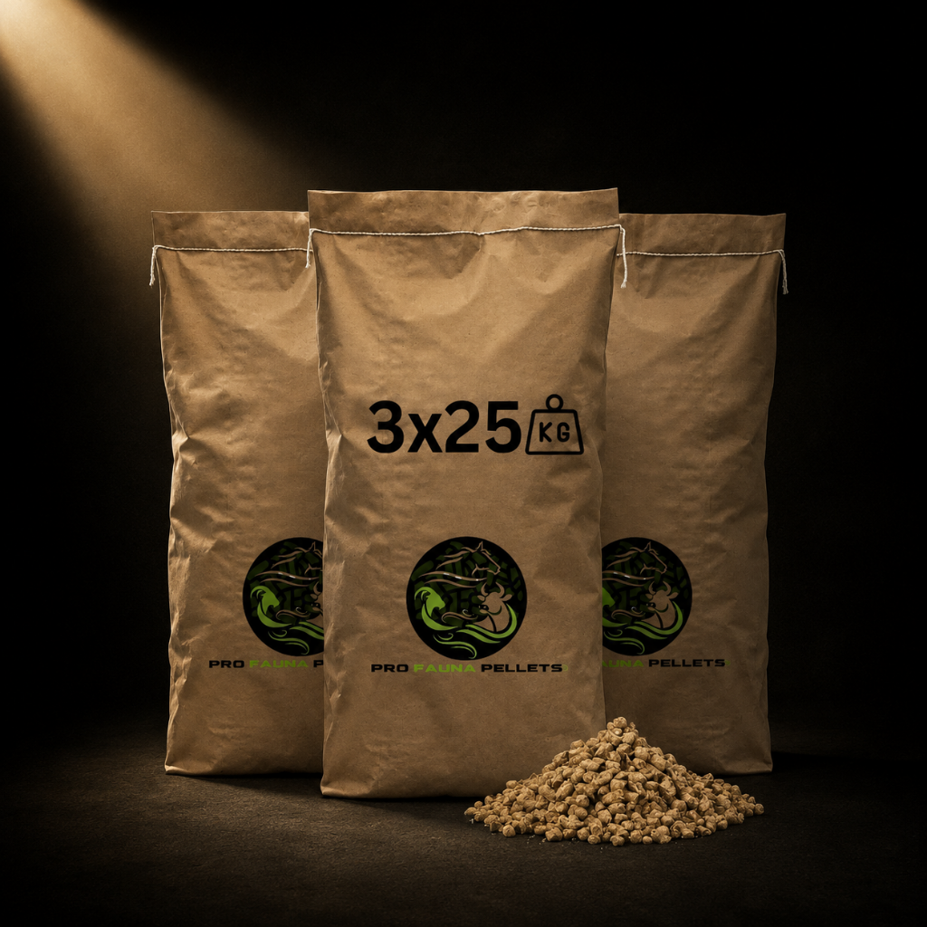 Pro Fauna Pellets Starterpaket 3x25 kg