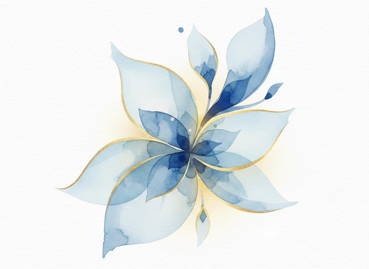 Abstract healing visual