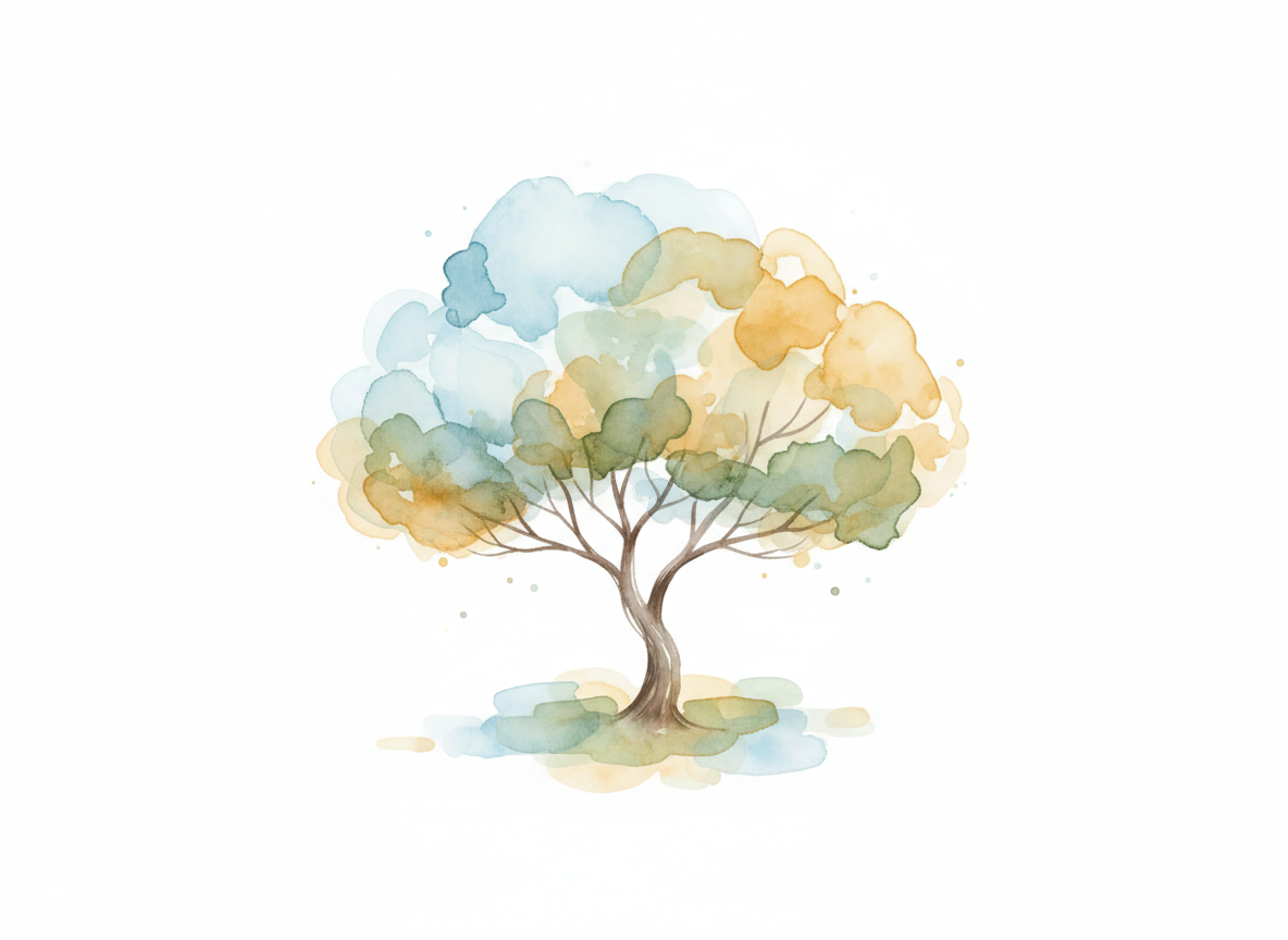 Growth and resilience tree symbolizing nurturing care