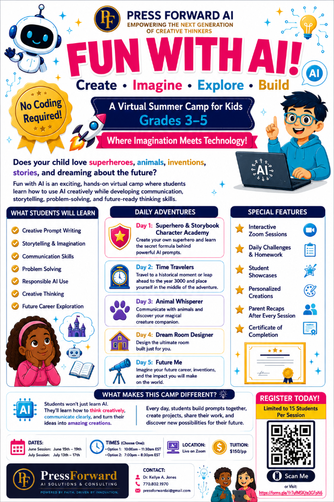 Fun with AI Camp Flyer