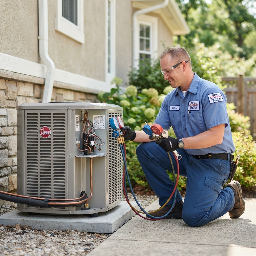 HVAC service technician