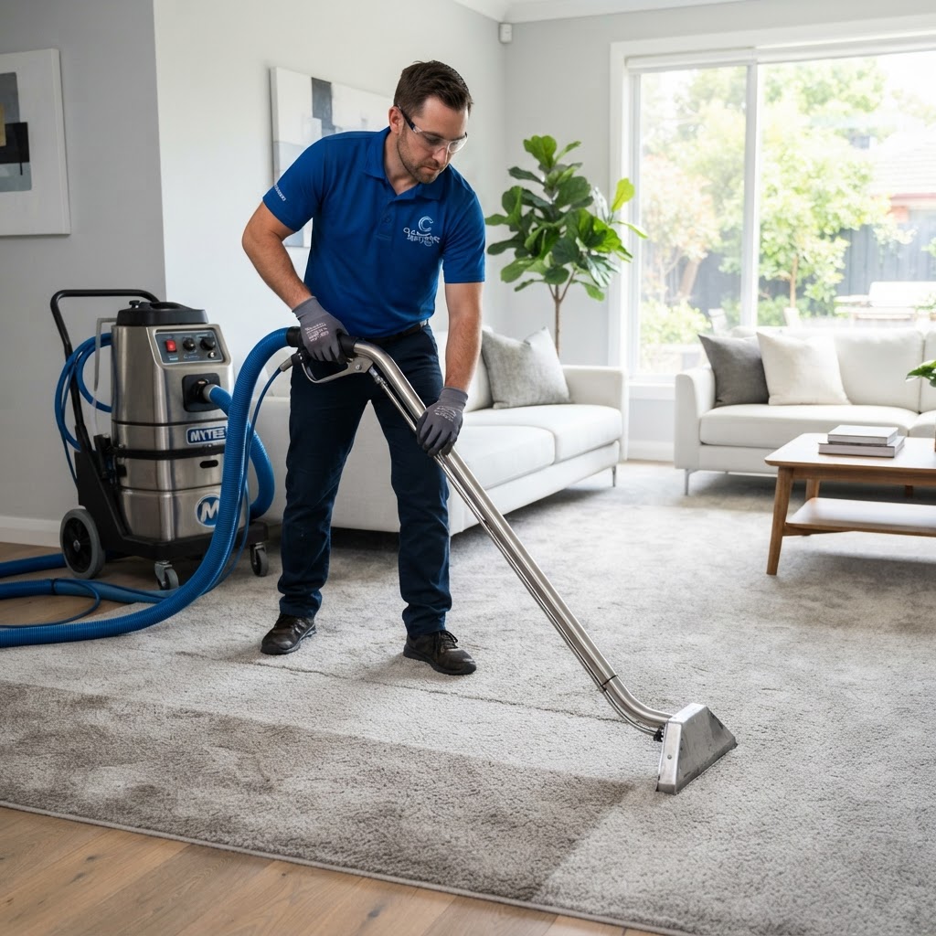 Carpet Cleaning service technician