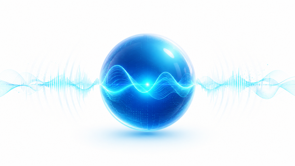 AI voice bot technology sphere