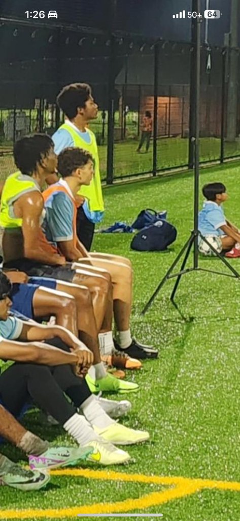 COL Soccer training
