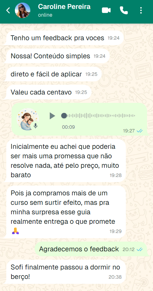 Depoimento de Caroline Pereira