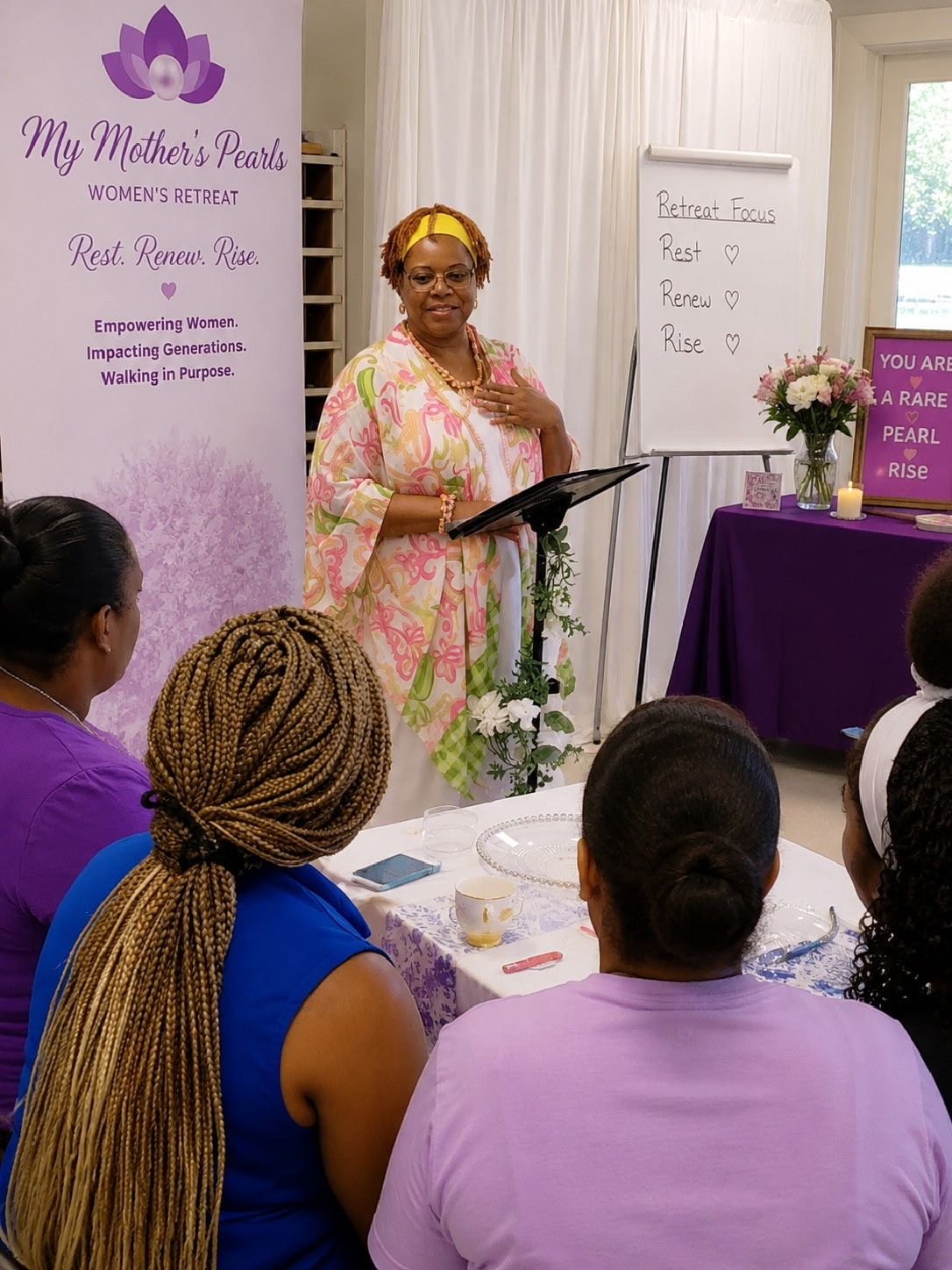 African American mentor and Latina mentee in a mentorship session