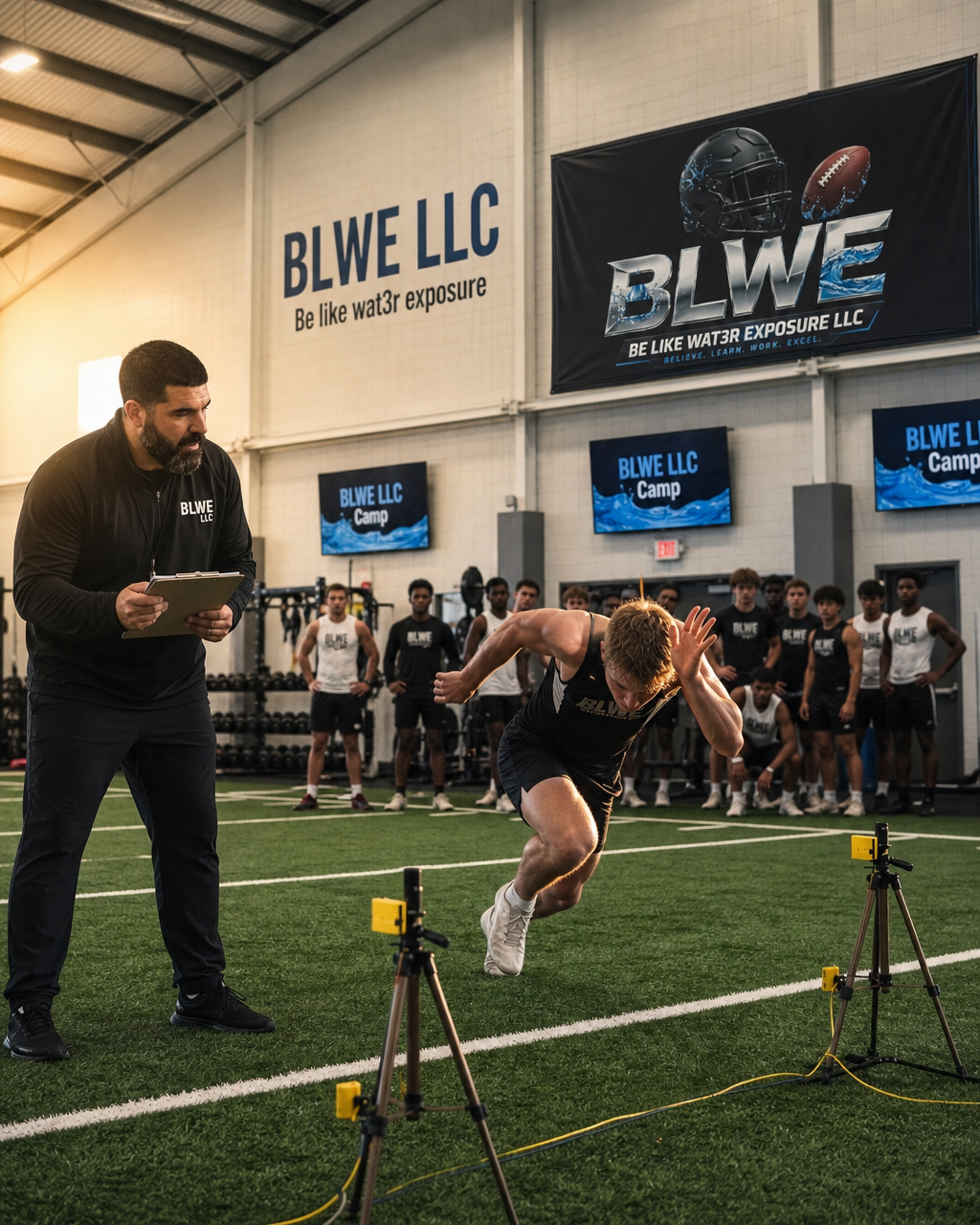 Coach-guided athlete development and recruiting preparation with Be Like Wat3r Exposure