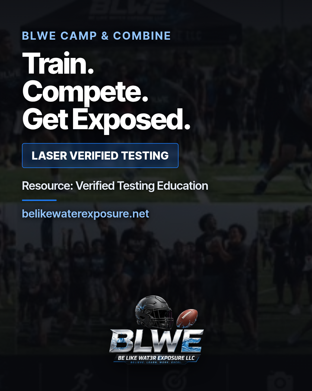 Coach-guided athlete development and recruiting preparation with Be Like Wat3r Exposure