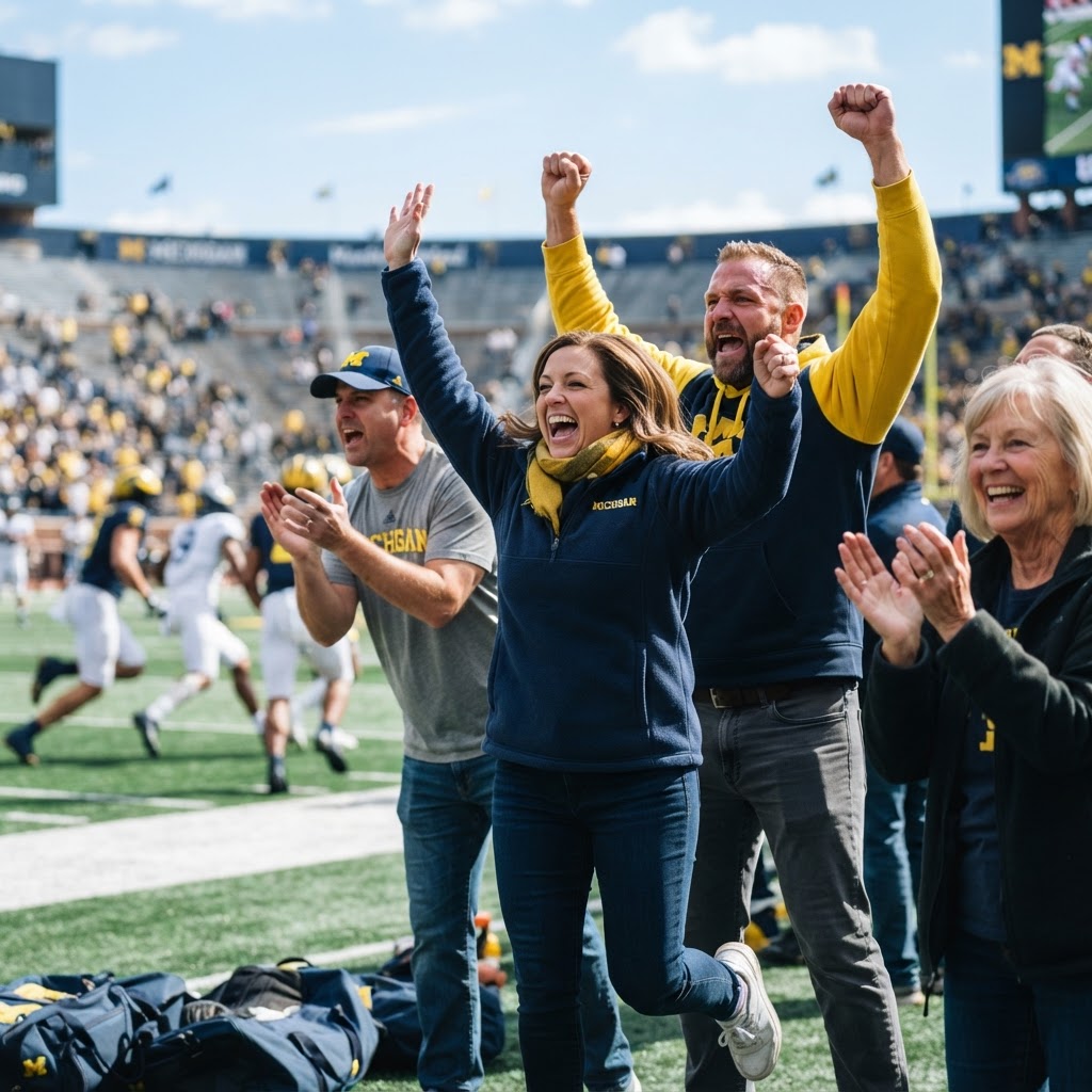 Editorial photograph for Recruiting Roundup: Michigan Football trending up with elite WR