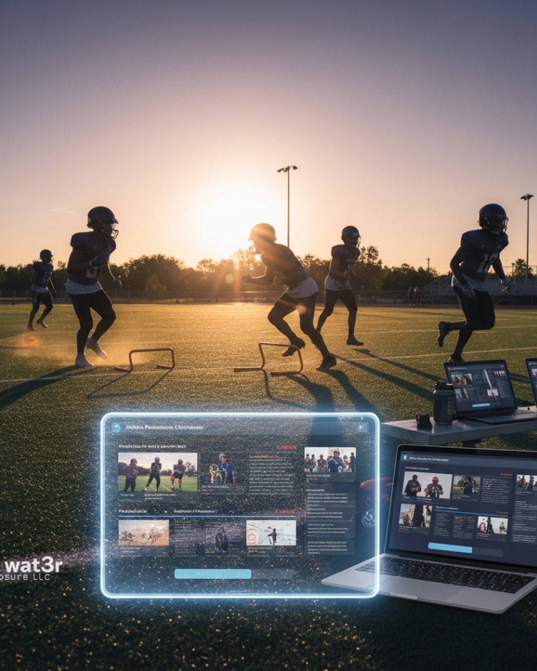 Coach-guided athlete development and recruiting preparation with Be Like Wat3r Exposure