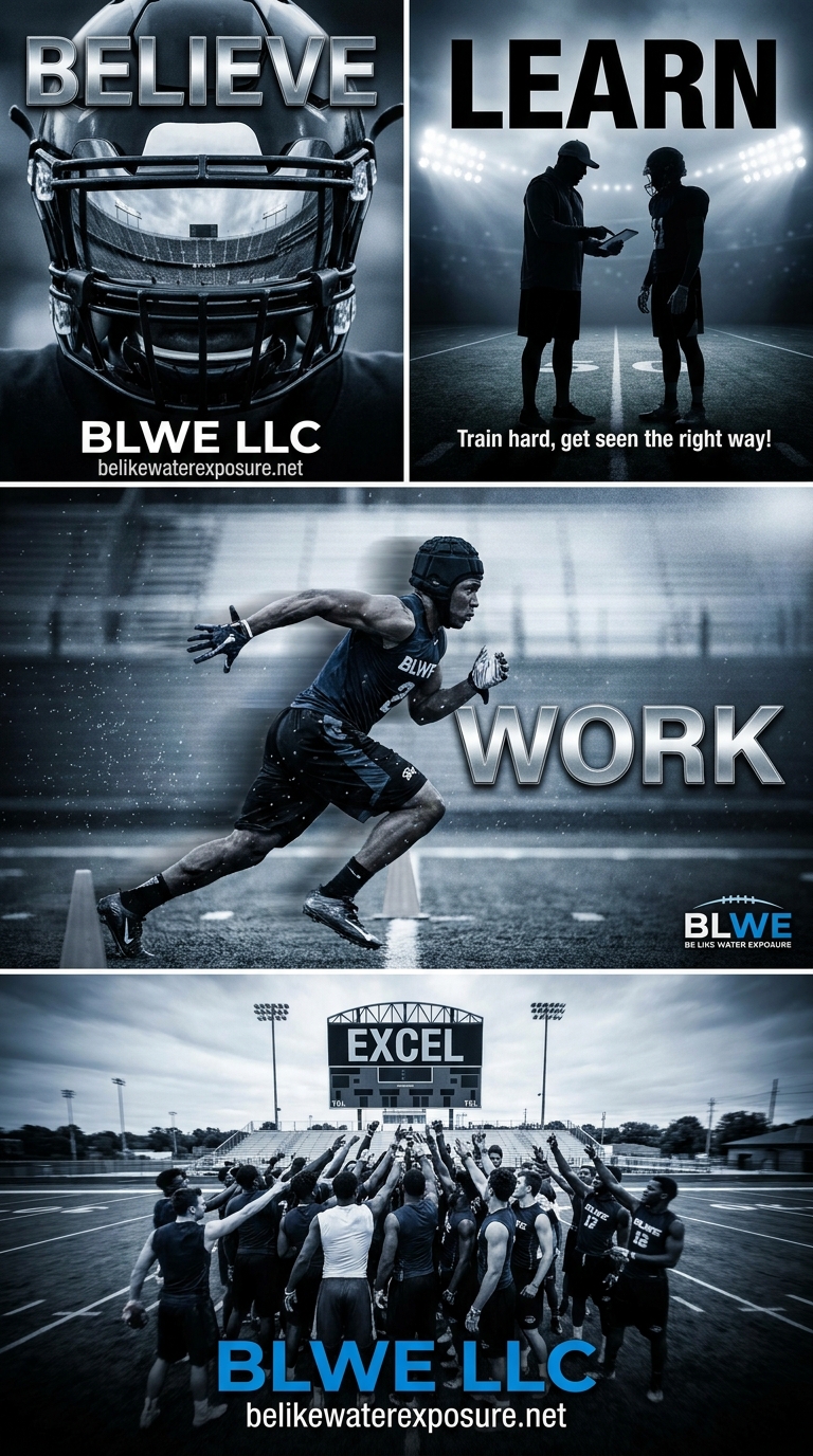 Coach-guided athlete development and recruiting preparation with Be Like Wat3r Exposure