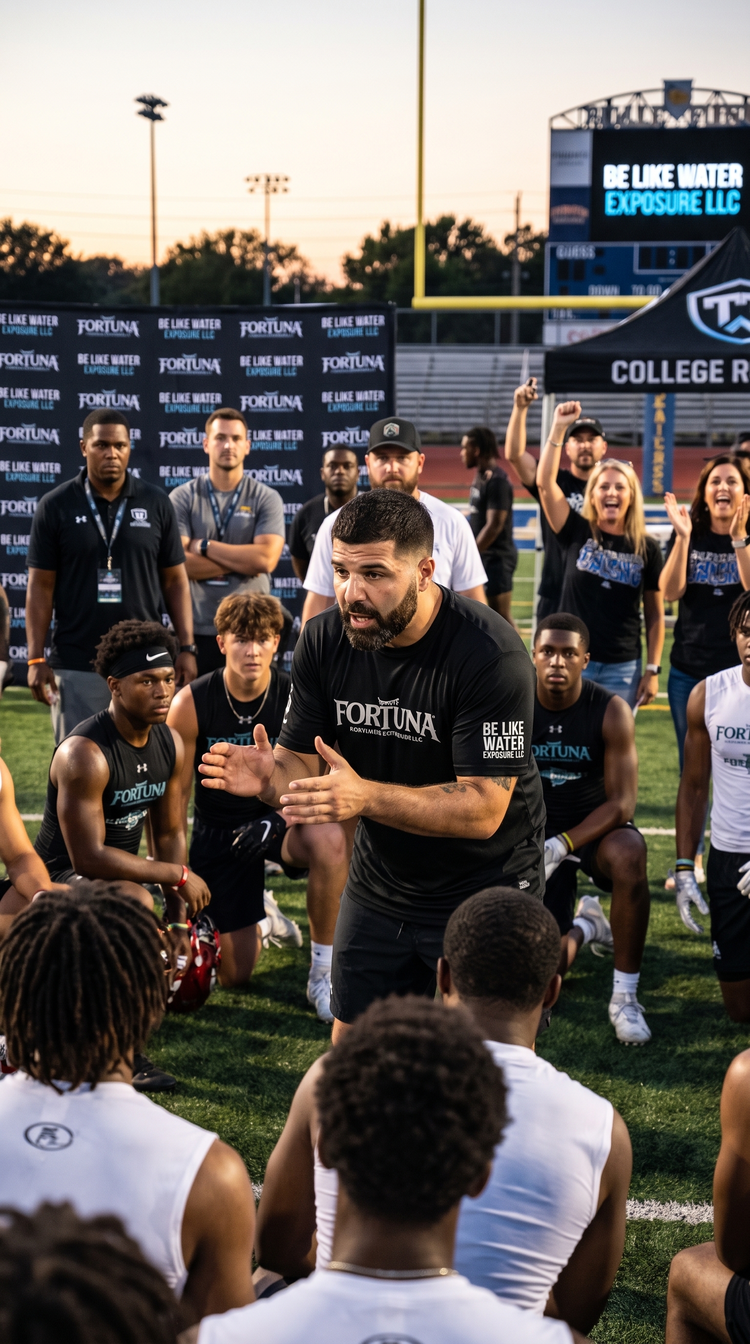Coach-guided athlete development and recruiting preparation with Be Like Wat3r Exposure