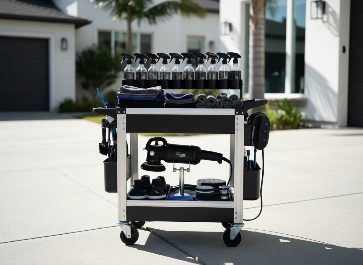 George's Auto Care professional mobile detailing tools and equipment