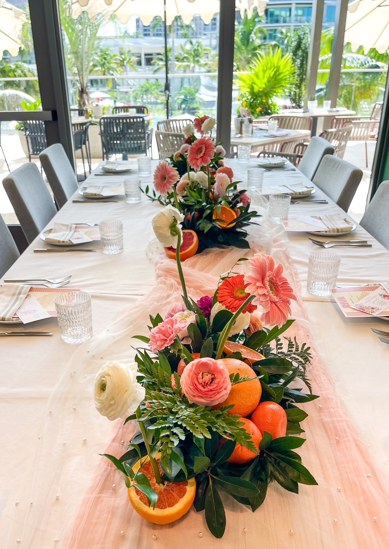 Baby shower elegant styling in St. Petersburg, FL by Two Sisters Events