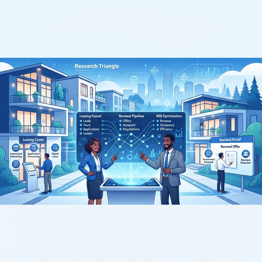 Optimizing Multifamily NOI in the Research Triangle: A Data-Driven Approach to Leasing and Renewals
