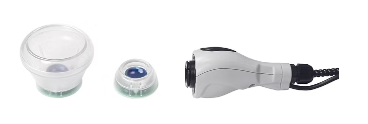 MLS Laser Therapy handpiece and applicator attachments