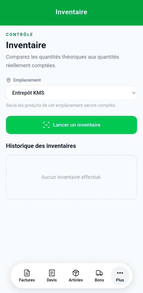 Étape 6 — Choisir un emplacement et lancer le comptage