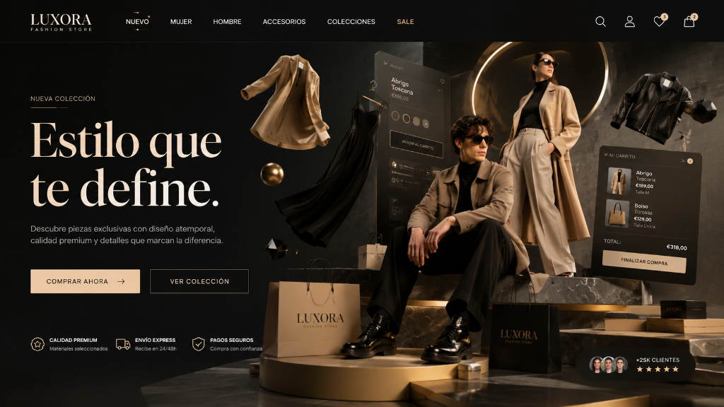 Landing pages