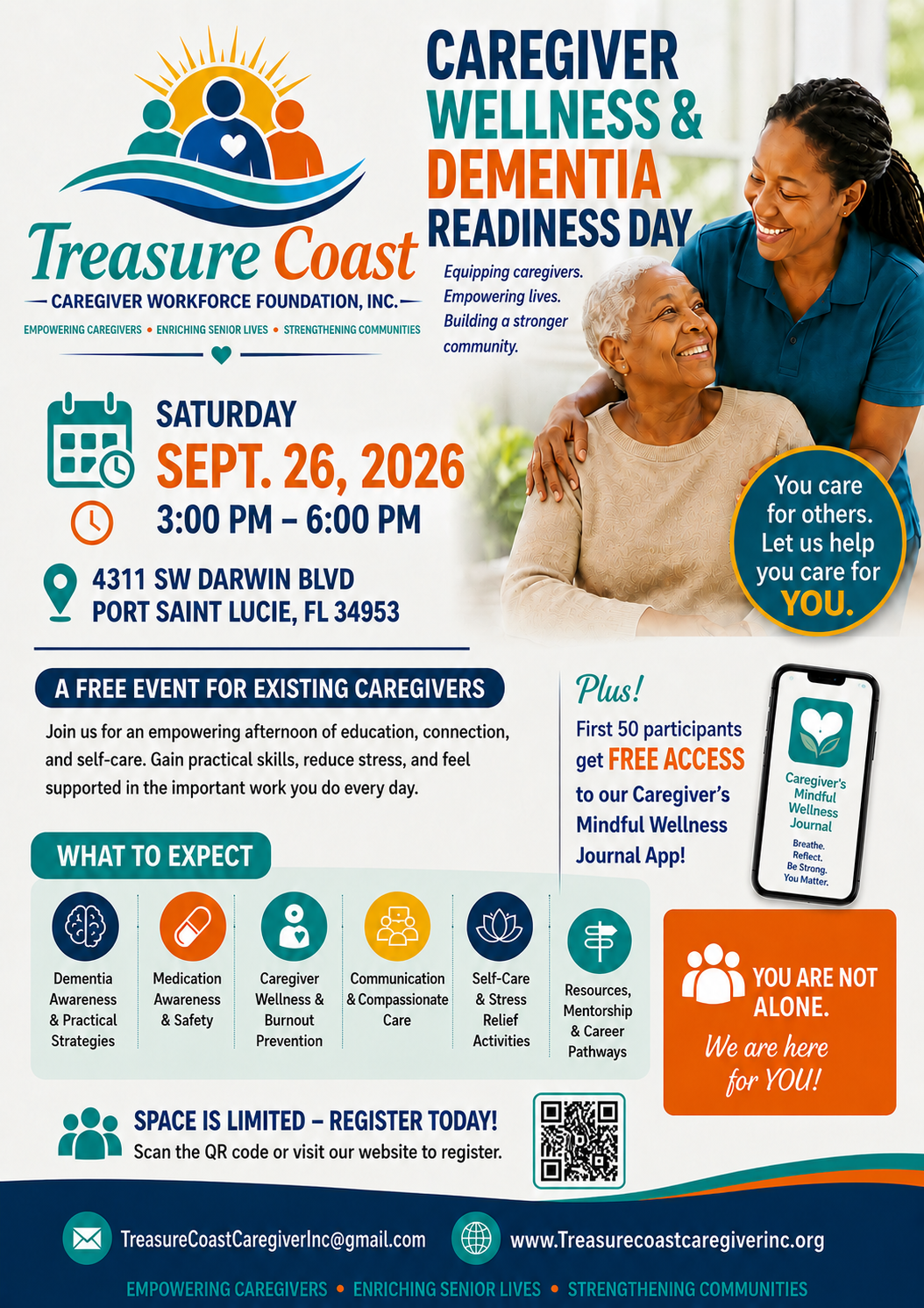 Caregiver Wellness & Dementia Readiness Day event flyer