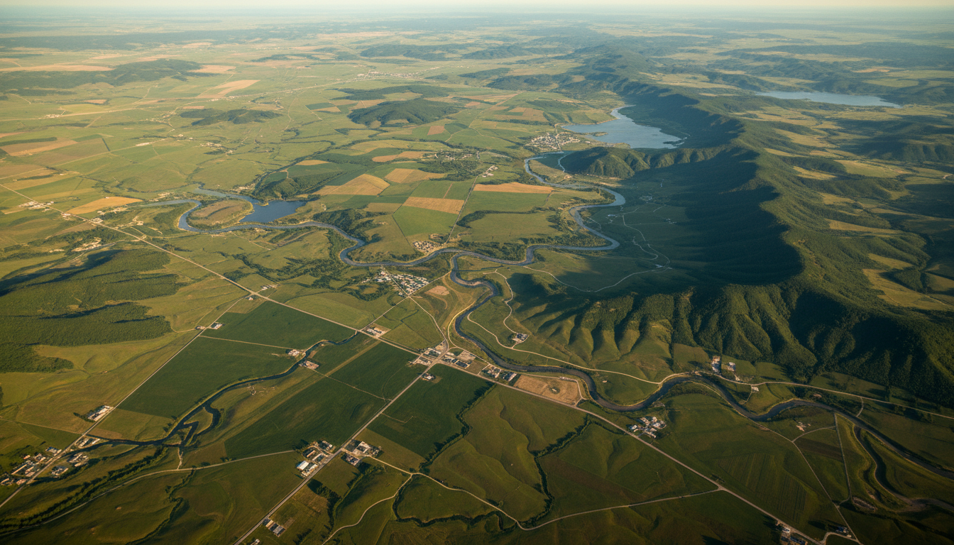 Tri-state landscape representing Missouri Arkansas and Oklahoma service region
