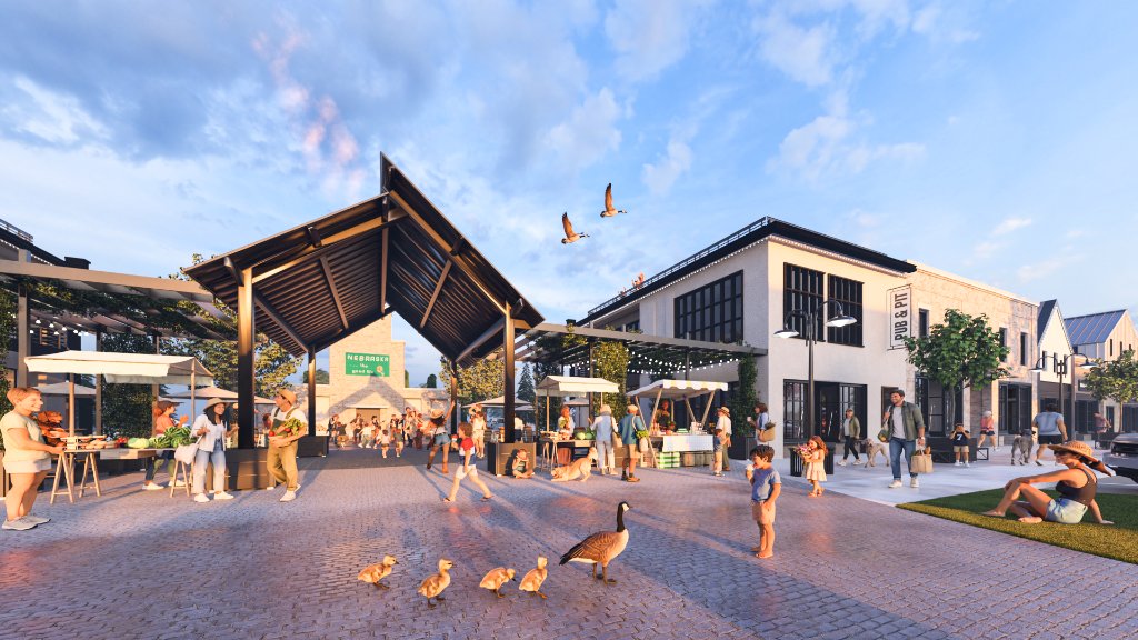 Architectural rendering with Vivant 3D people
