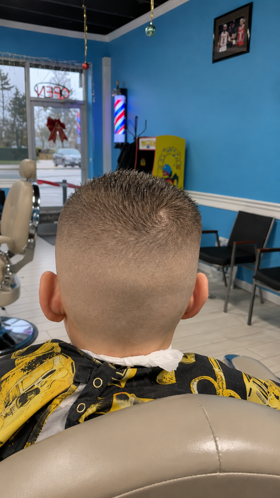 Barbershop entrance