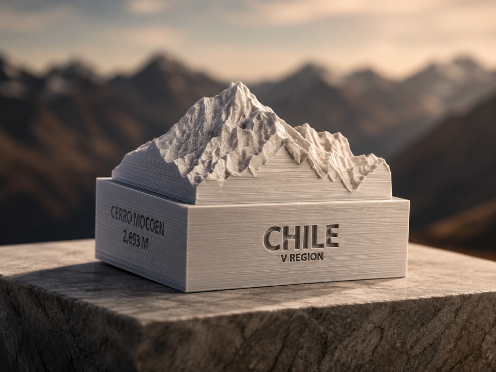 Maqueta topográfica Cerro Mocoen