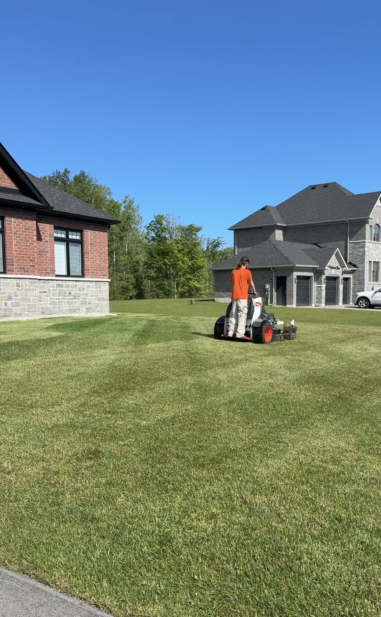 Snow Angus lawn care equipment