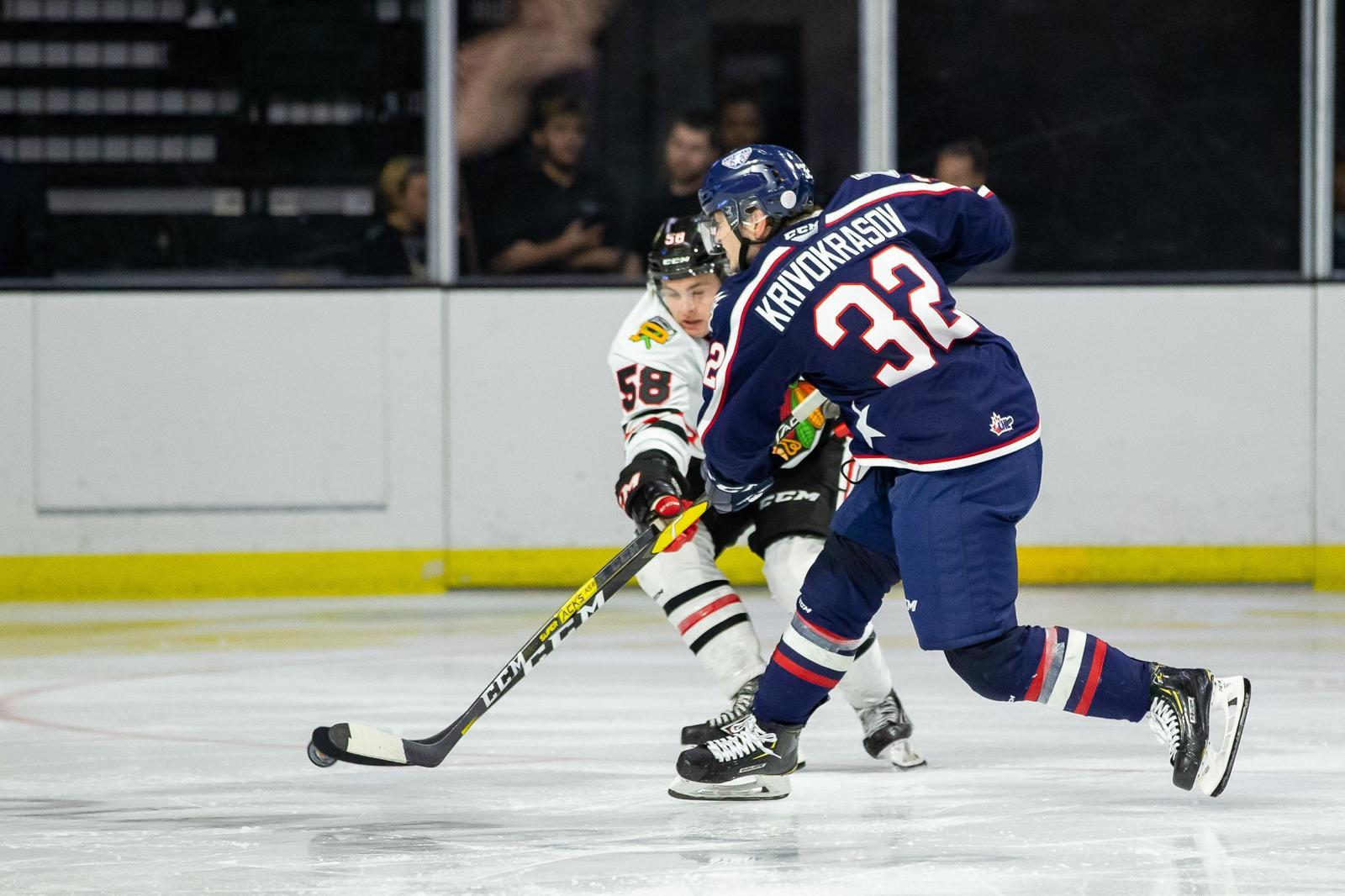 Hockey player in action on the ice