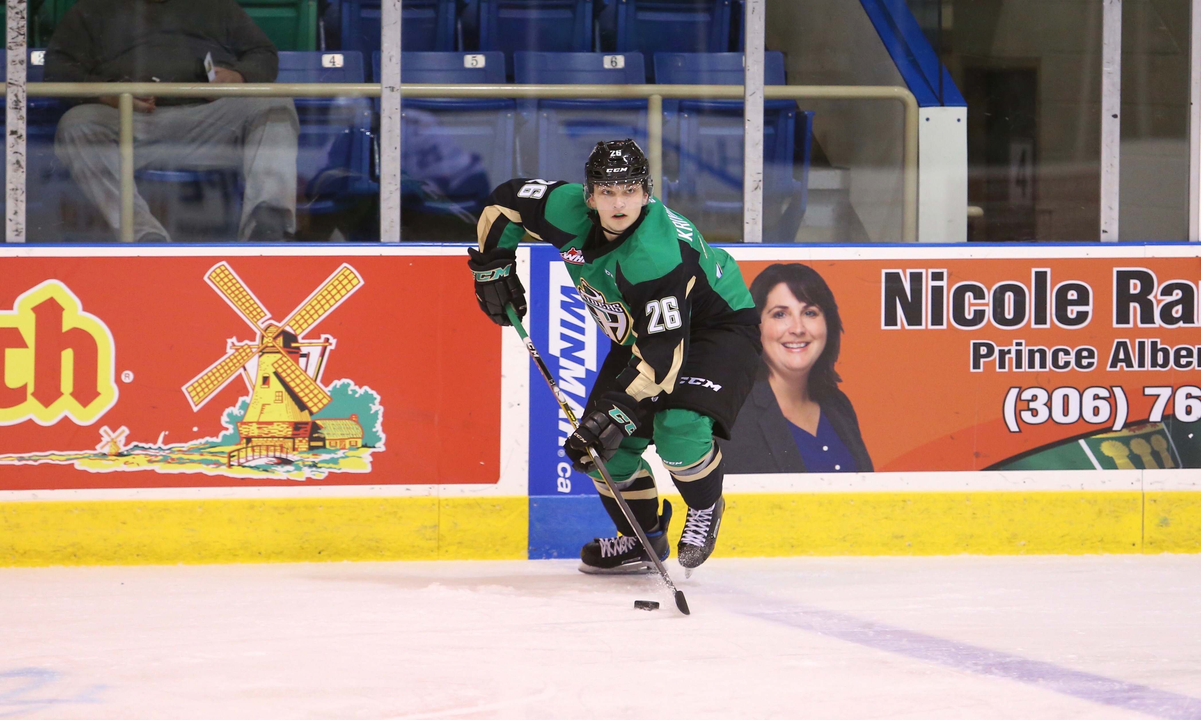 Hockey player on the ice