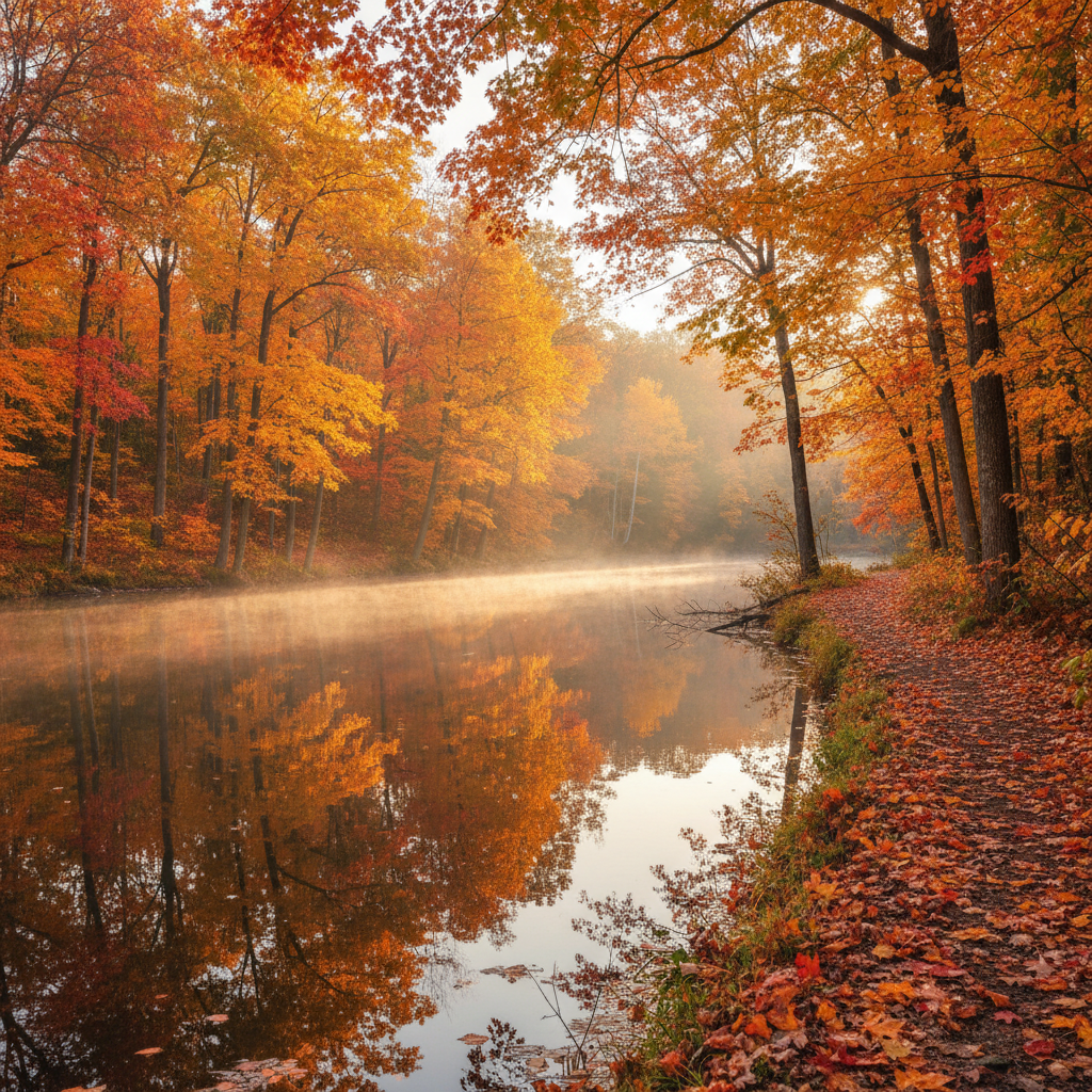 Autumn foliage Carver County