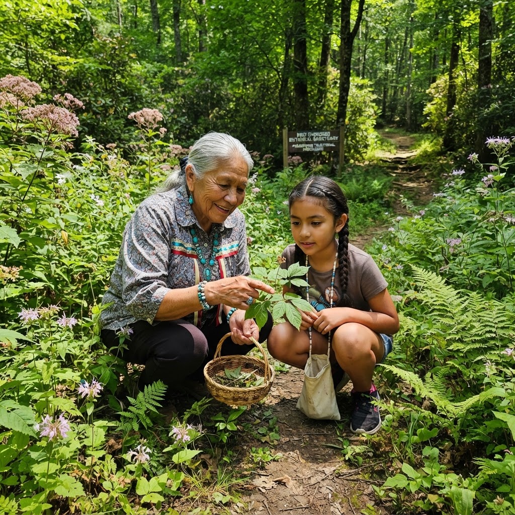 EBCI Cherokee Botanical Sanctuary: Traditional Plants and Cherokee Medicine