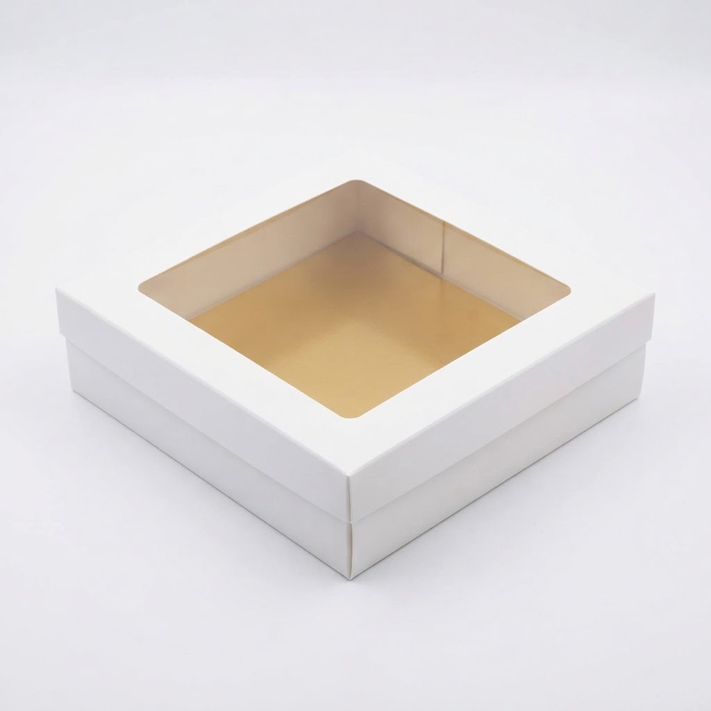 Choclate Box Plain Gold Inside