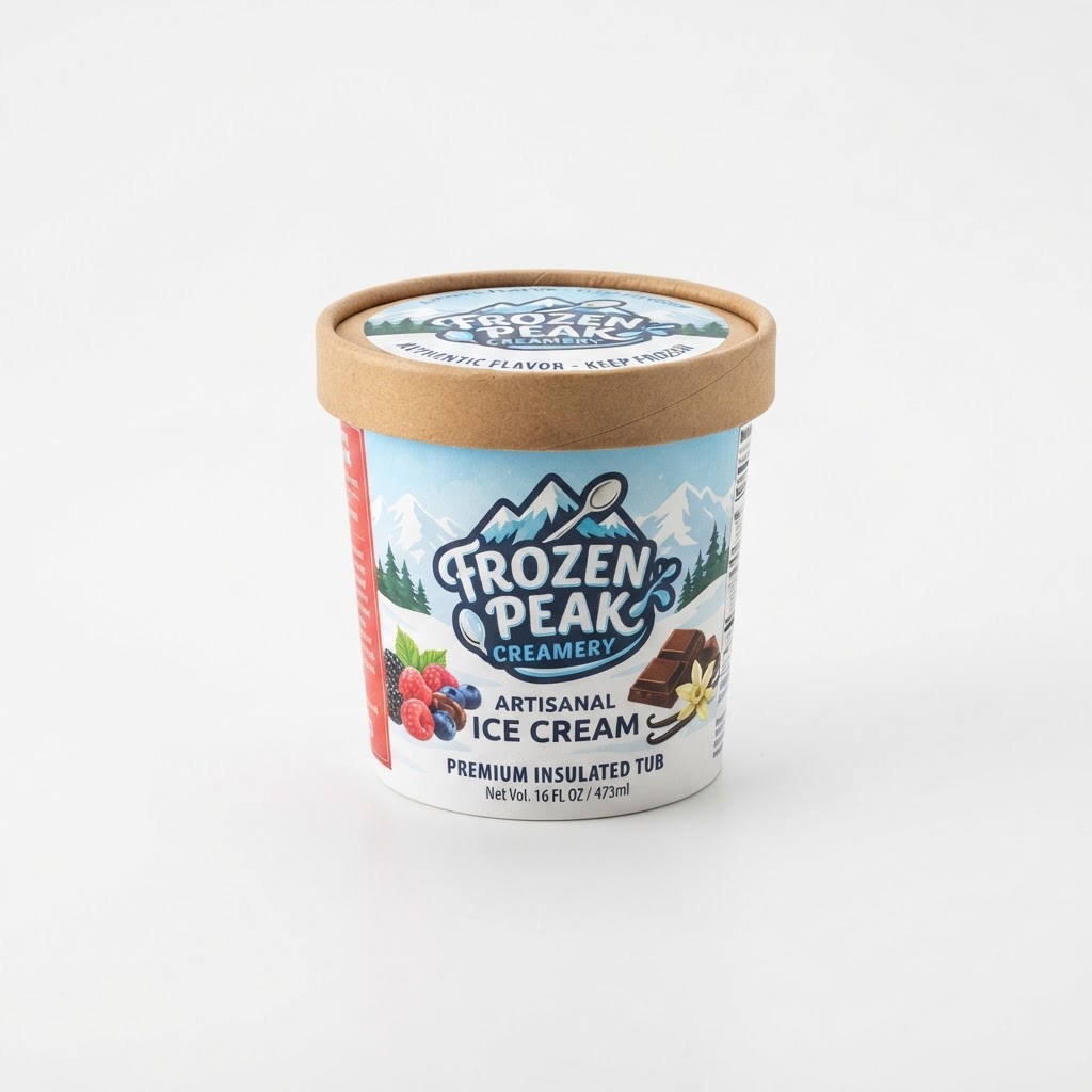 Ice Cream Tub Box