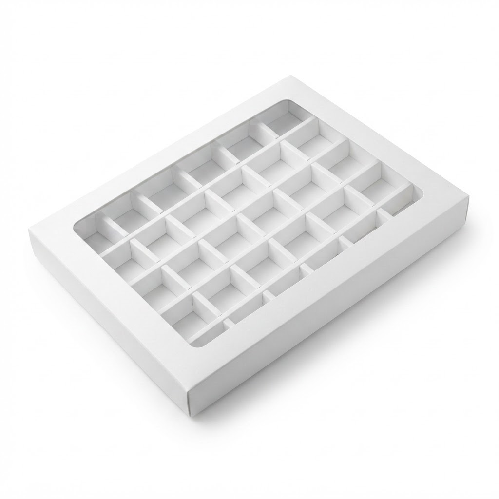 Chocate Box 24Pc Window White
