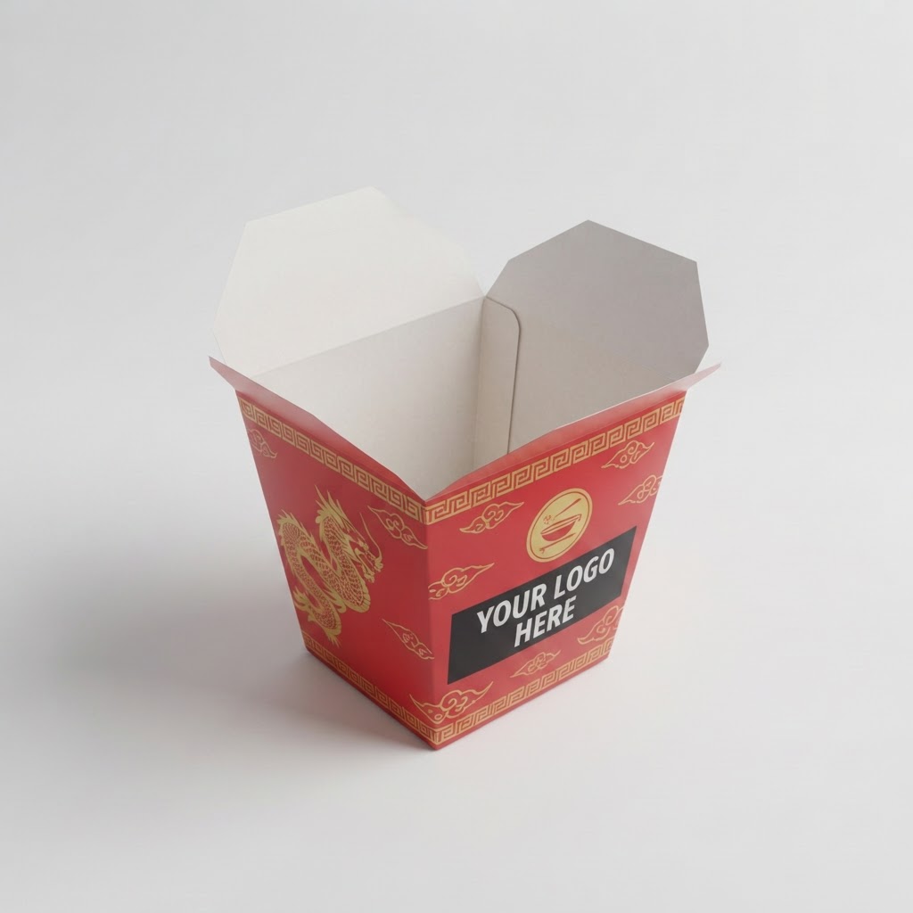 Noodle / Chinese Food Take Away Box view 2