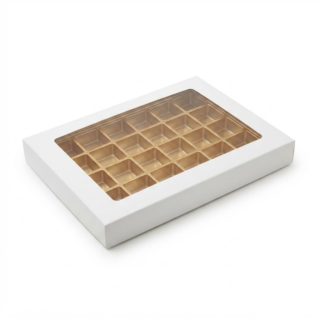 Choclate Box 24 Window Top Bottom Golden