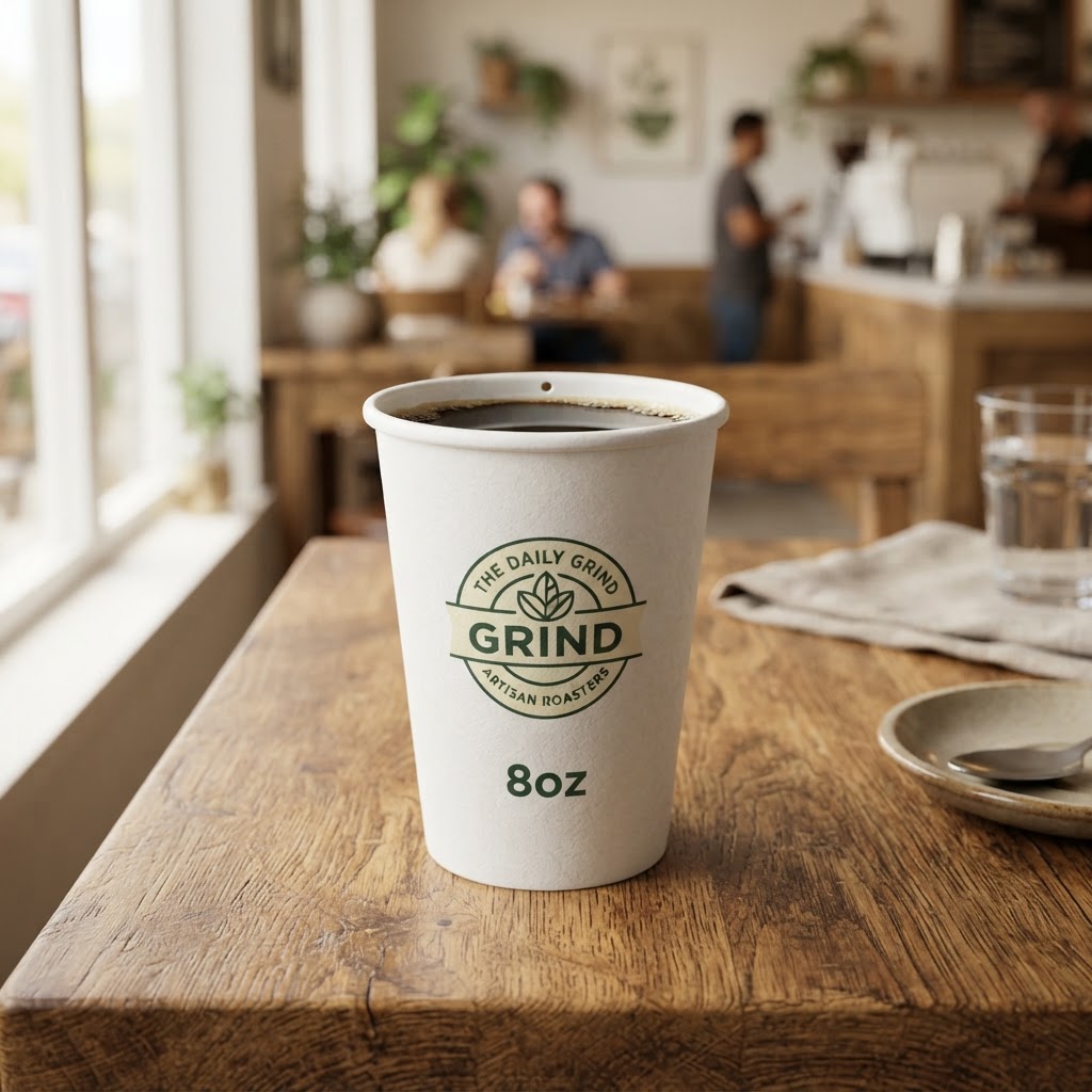 8oz Double Wall Paper Cup