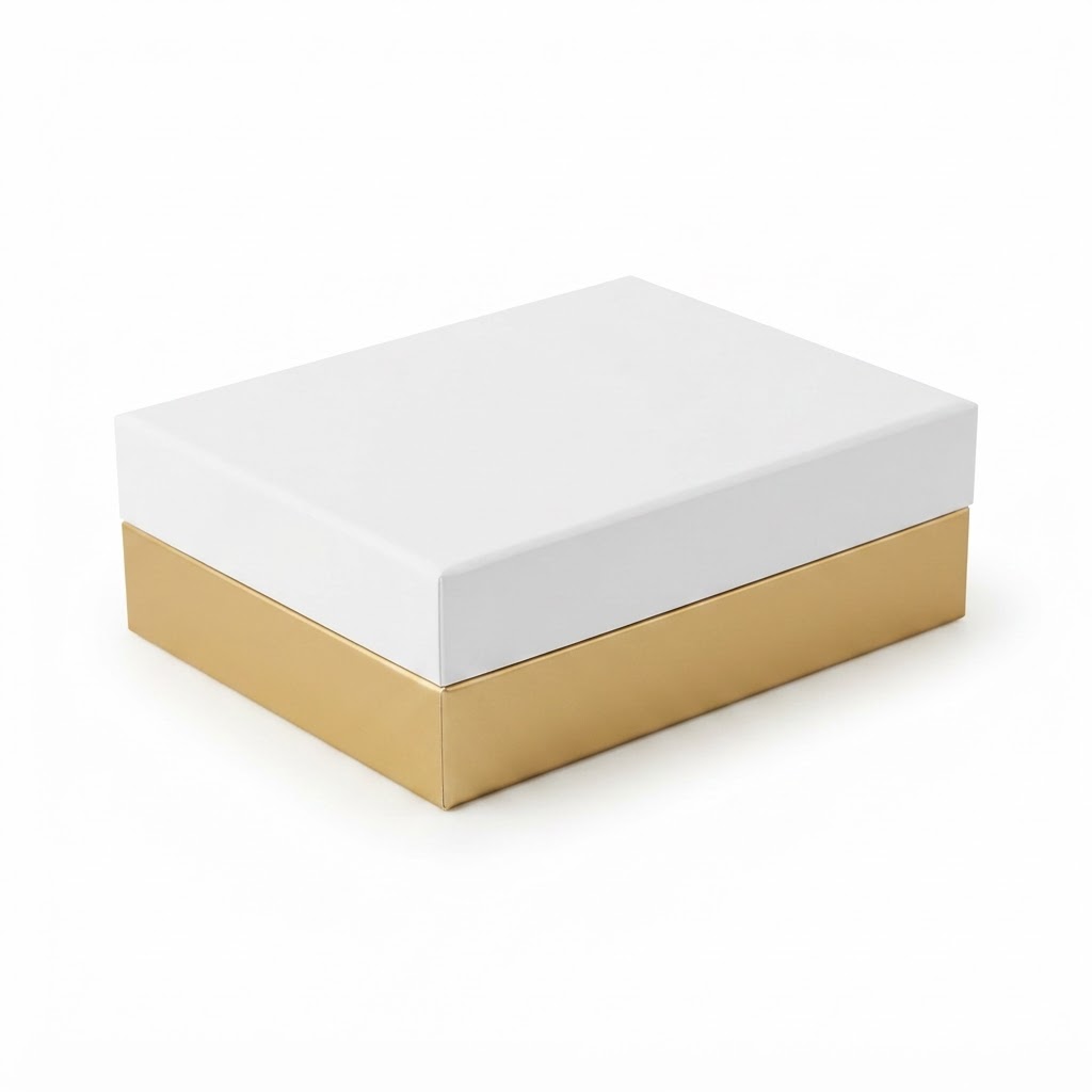 PBC Golden & White Box Plain