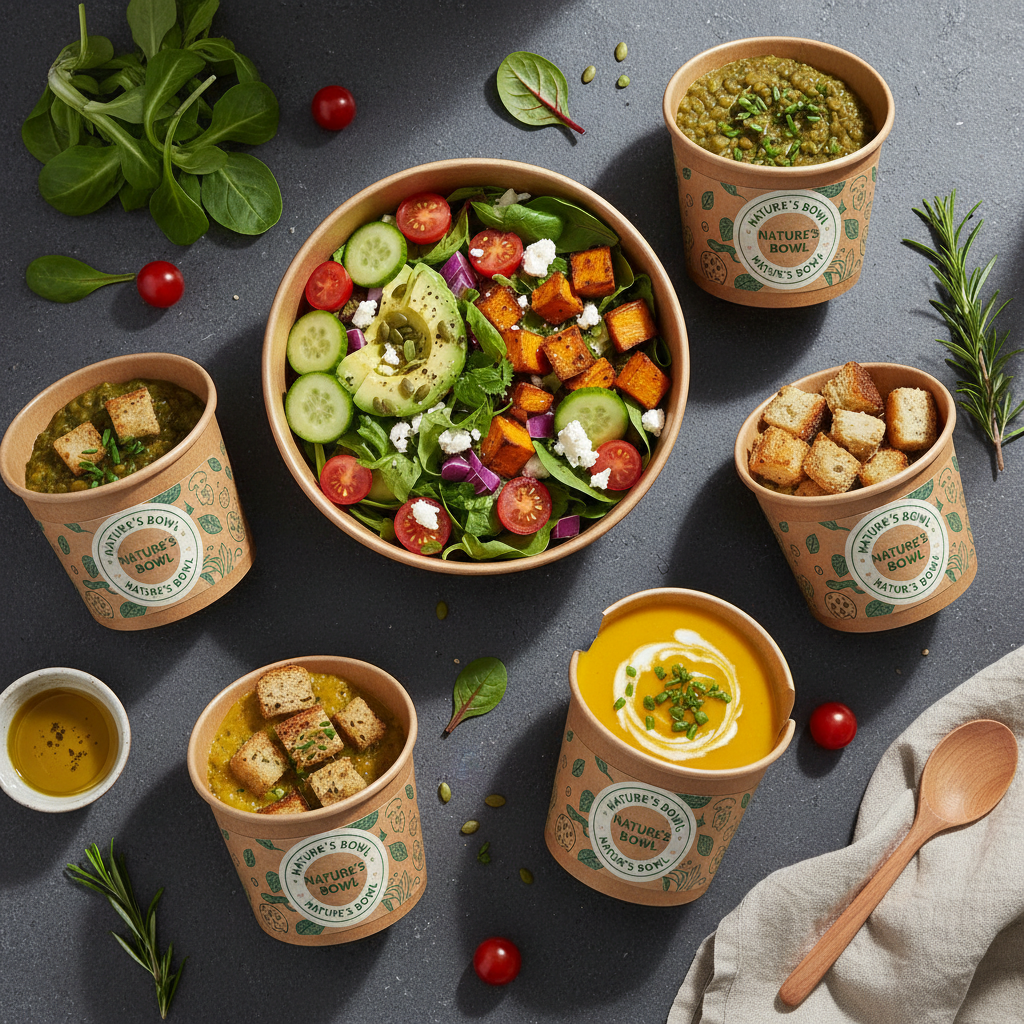 Compostable Kraft Bowls — Kraft Bowls