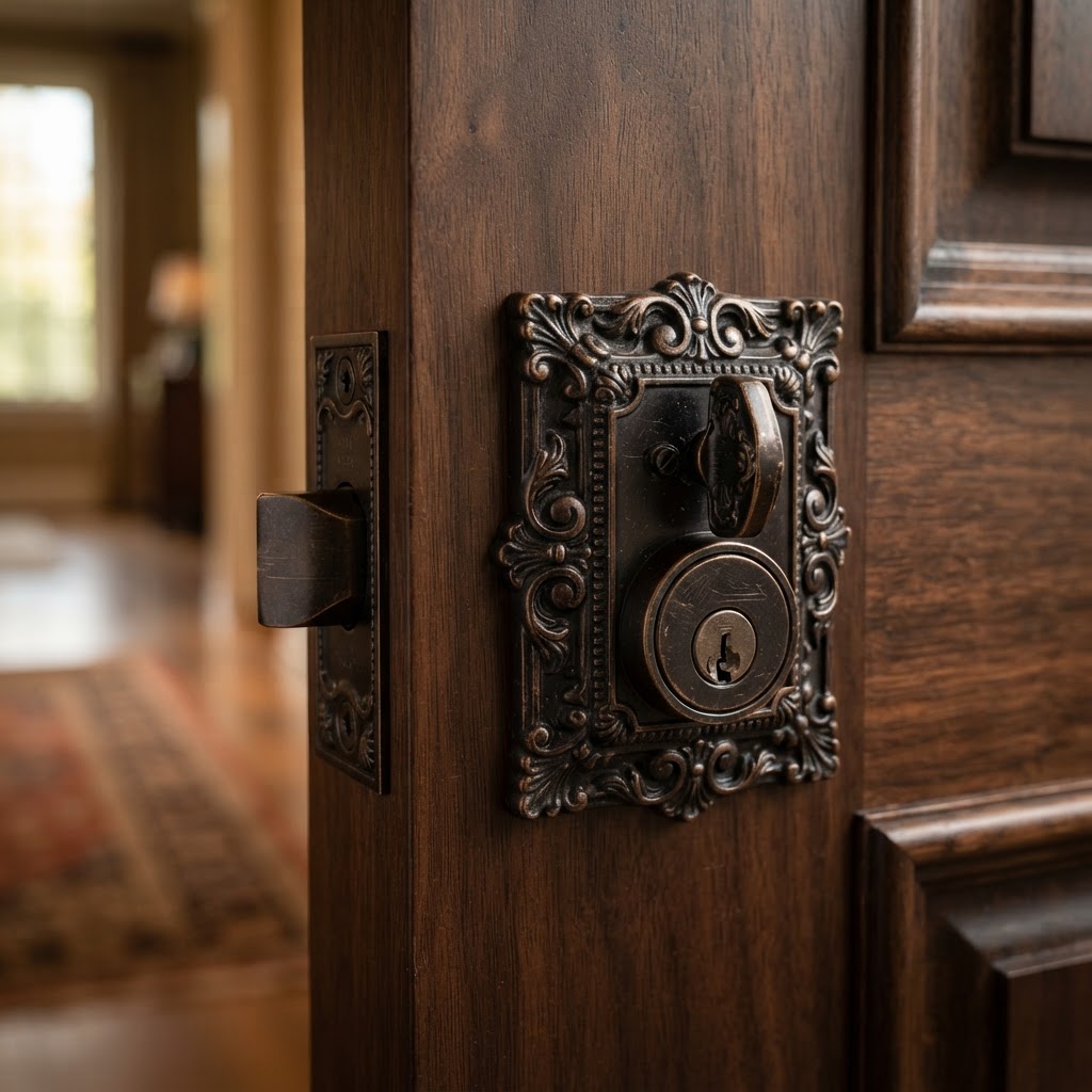 Baldwin premium architectural lock — Premium solid brass — architectural hardware. Professional Baldwin lock product. CT Locksmith Service LLC installs, rekeys, and repairs Baldwin locks in New Haven County, CT, licensed CT # LCK.0000220