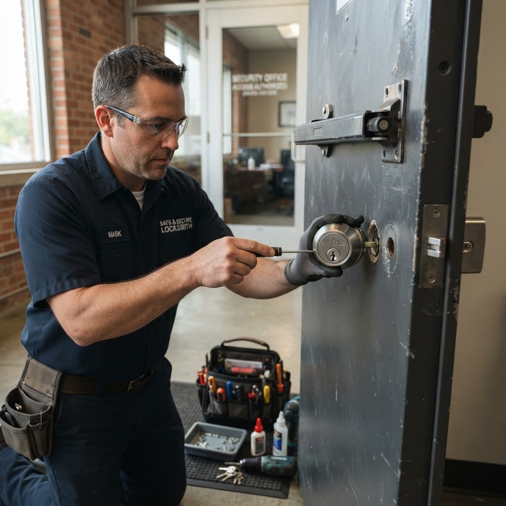 High-security smart lock and deadbolt hardware installed by CT Locksmith Service LLC in New Haven County, CT — premium security hardware
