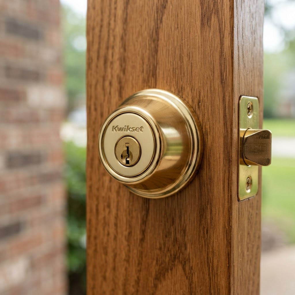 Kwikset residential lock — SmartKey re-key technology — widely installed. Professional Kwikset lock product. CT Locksmith Service LLC installs, rekeys, and repairs Kwikset locks in New Haven County, CT, licensed CT # LCK.0000220
